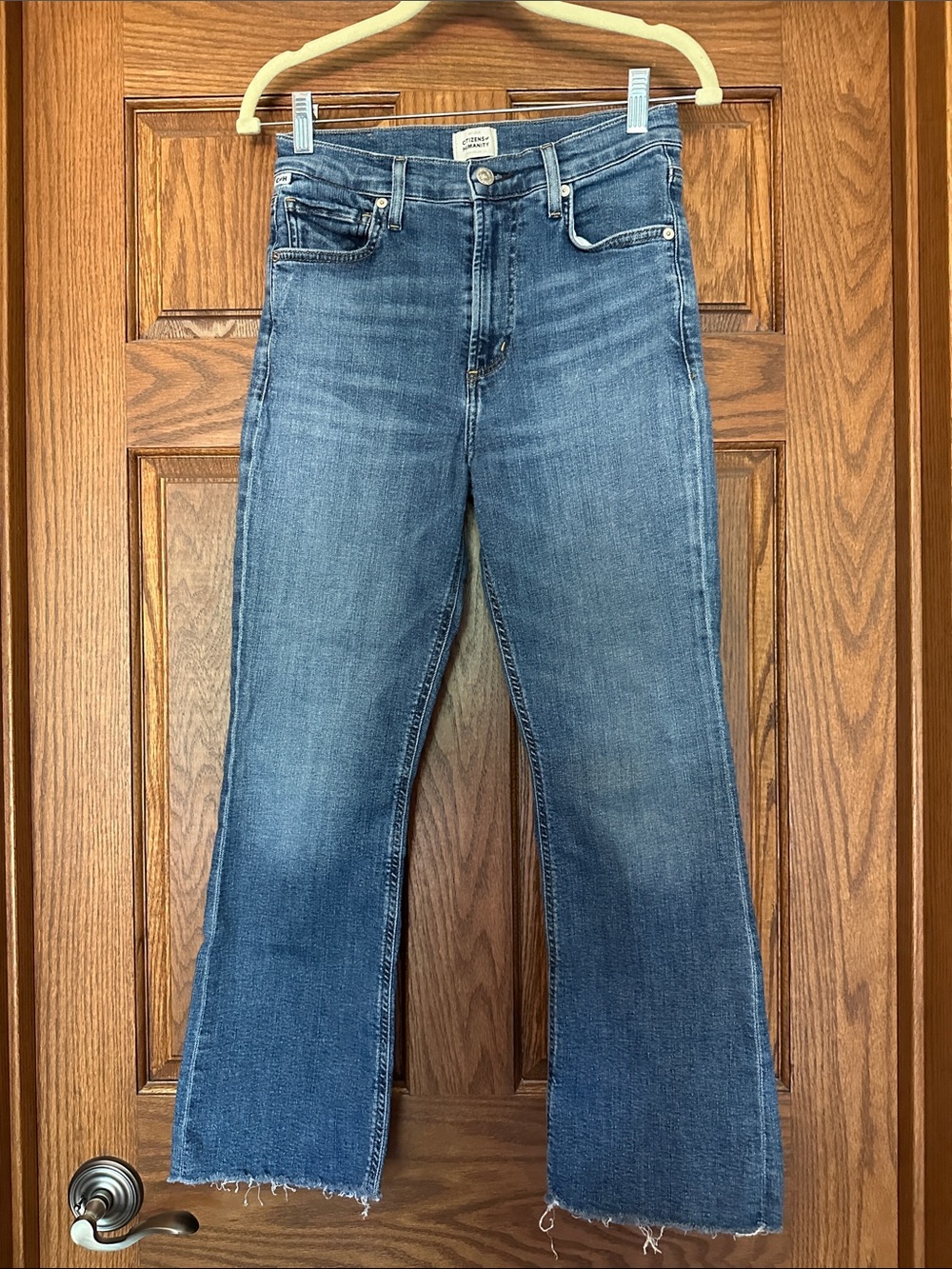 Citizens Of Humanity Medium Blue Flare Jeans